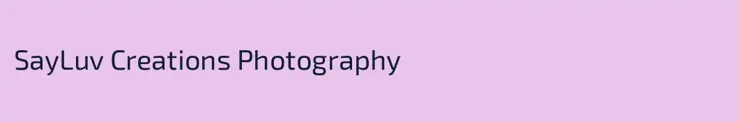 SayLuv Creations Photography